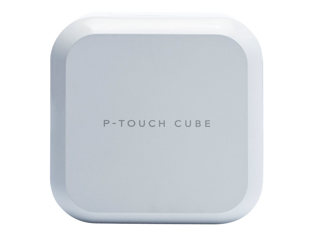 Brother P-Touch Cube Plus PT-P710BTH - Etikettendrucker - Thermotransfer - Rolle (2,4 cm) - 180 x 360 dpi - bis zu 20 mm / Sek. - USB 2.0, Bluetooth - Cutter - weiß